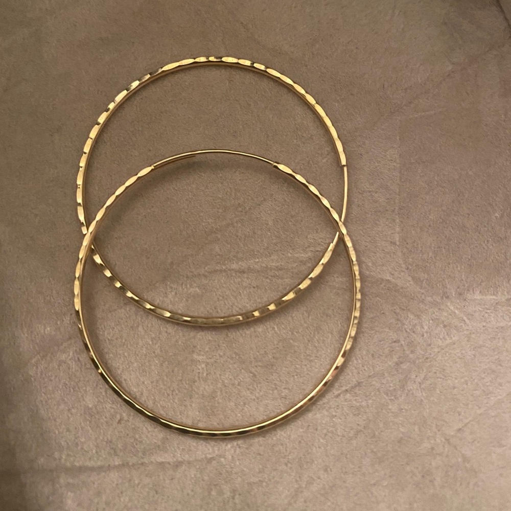 10k gold hoop earrings